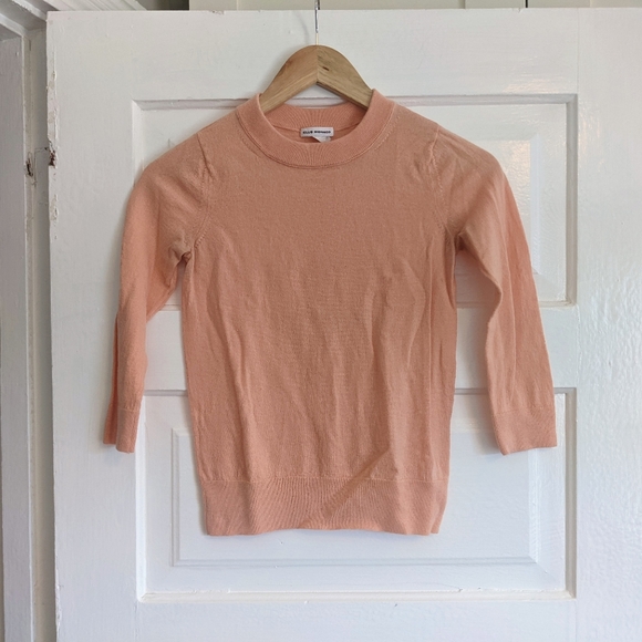 *3 for $45* Peach Merino Crewneck - Picture 1 of 3
